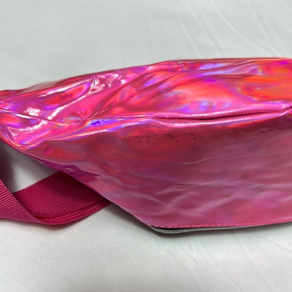 Pink Holographic Fanny Pack with Adjustable Strap - Picture 7 of 10